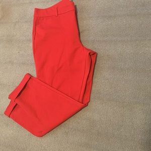 Red Old Navy Pixie Ankle Pants